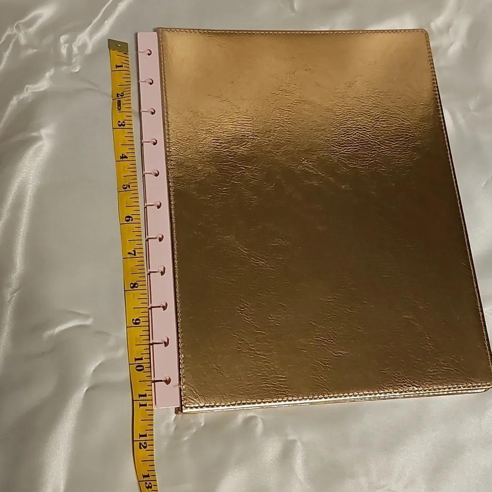 Gold Metallic Planner Cover